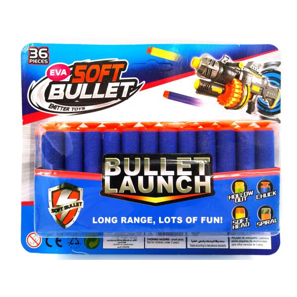 

Мягкие пули для Нерфа Nerf Blaze Storm с присосками 36 шт.