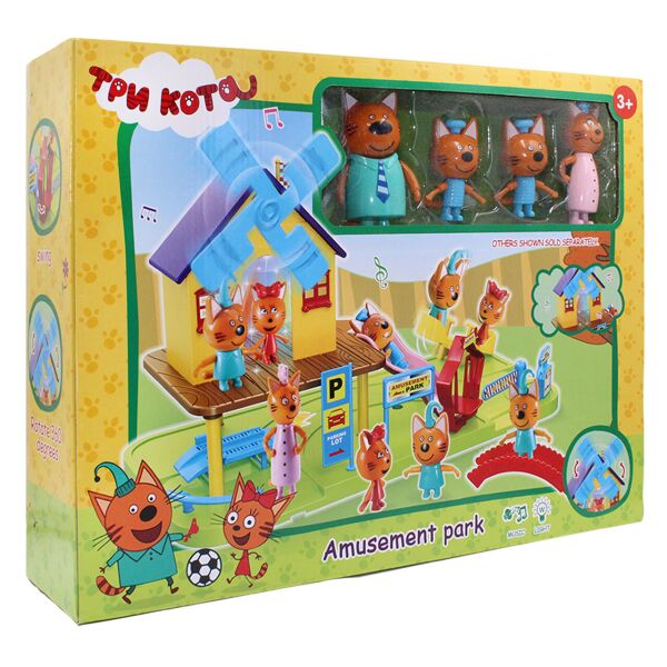 

Игровой набор Три кота Мельница 4 фигурки персонажей