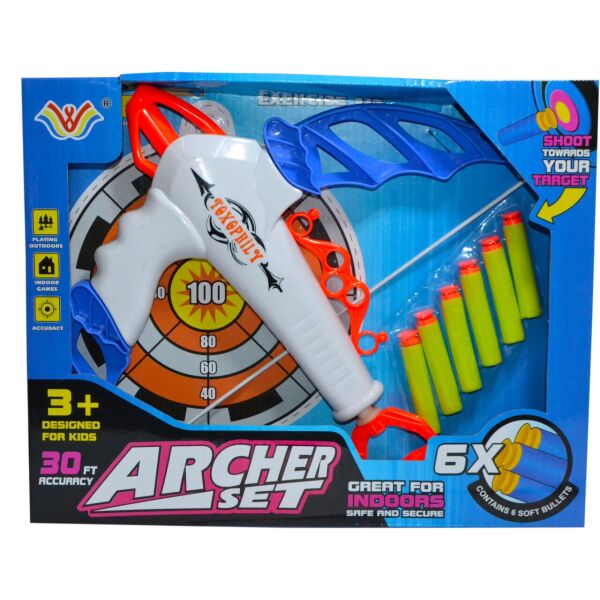 

Лук с мишенью "Archery" мягкие стрелы