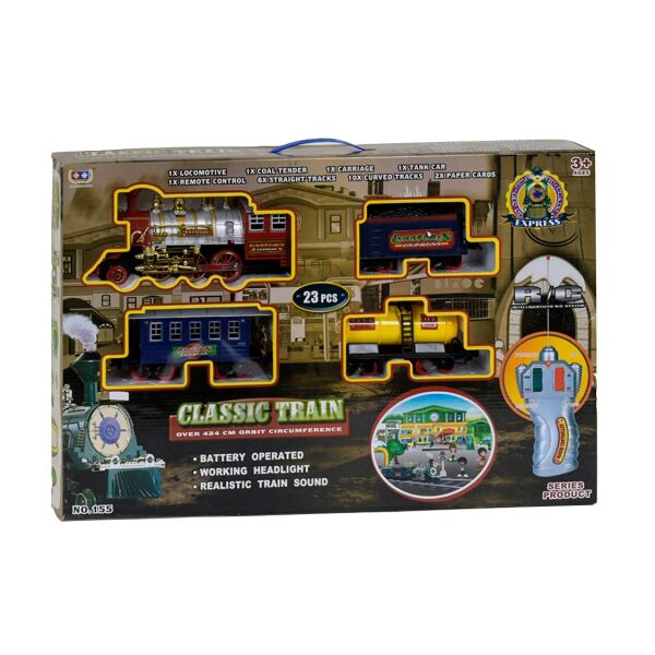 

Железная дорога на радиоуправлении "Грузовой паровоз" длина путей 424 см