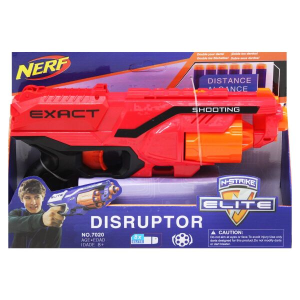 

Пистолет Бластер Nerf N-Strike Elite Disruptor Красный Нерф с мягкими патронами