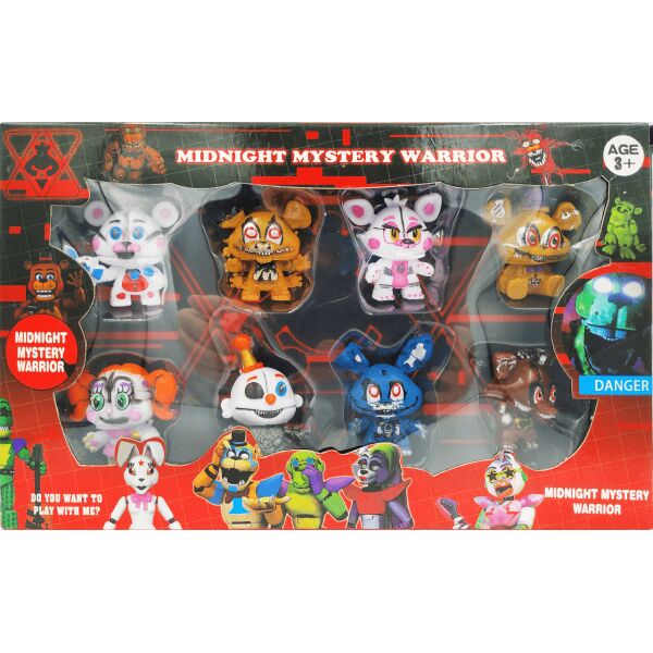 

Игровой набор героев Аниматроники Пять Ночей с Фредди 8 в 1 Five Nights at Freddys