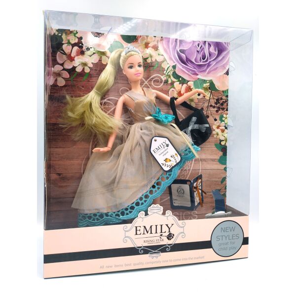 

Кукла Эмили Emily Fashion Classics блондинка в платье с высокой детализацией 30см вид 13