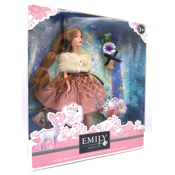 

Кукла Эмили Emily Fashion Classics блондинка в полушубке с высокой детализацией 30см вид 4