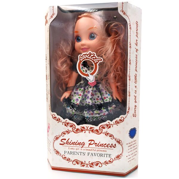 

Музыкальная Кукла Shining Princess в черном кружевном платье