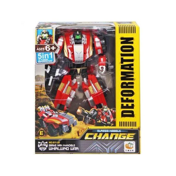 

Робот Трансформер Change DeformationWhirlwind war Красный