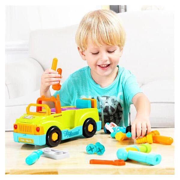 

Музыкальная машинка конструктор Hola Toys с инструментами
