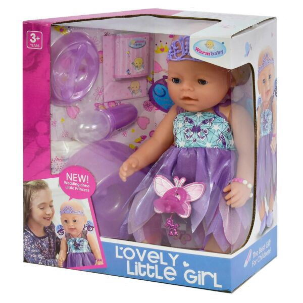 

Интерактивный пупс девочка с аксессуарами Lovely Baby 42 см Вид 2