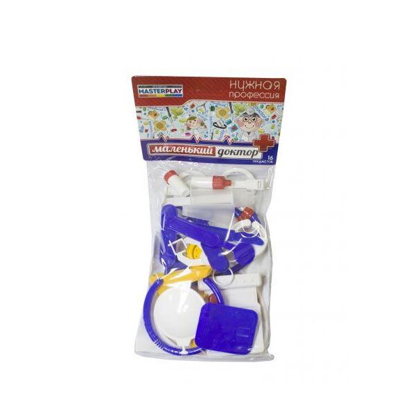 

Игровой набор "Маленький доктор" (16 шт) 1-035