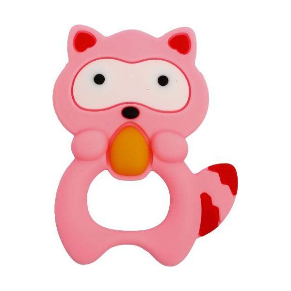 

Прорезыватель в футляре "Енот" (розовый) №0402