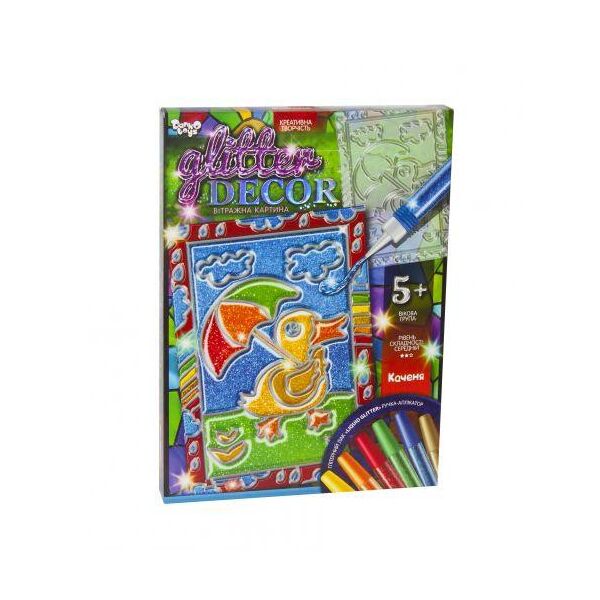 

Набор для креативного творчества "Glitter Decor. Уточка" (укр) GD-01-06U