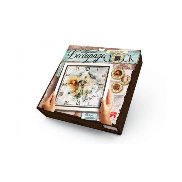 

Комплект креативного творчества "Decoupage Clock", с рамкой, DKC-01-02 DKС-01-01,02,