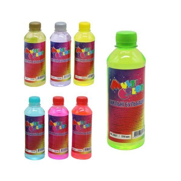 

Запаска для мыльных пузырей "MultiColor", 330 мл 8133