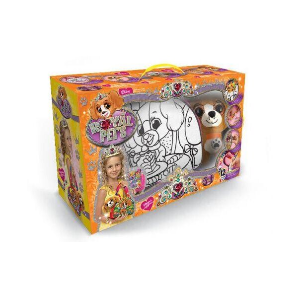 

Набор "ROYAL PET'S", сумочка-раскраска + игрушка "Собачка" RP-01-03U
