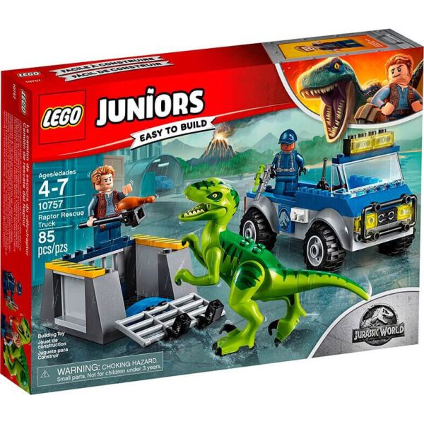 

Конструктор LEGO Juniors Спасательная грузовик раптора (10757)