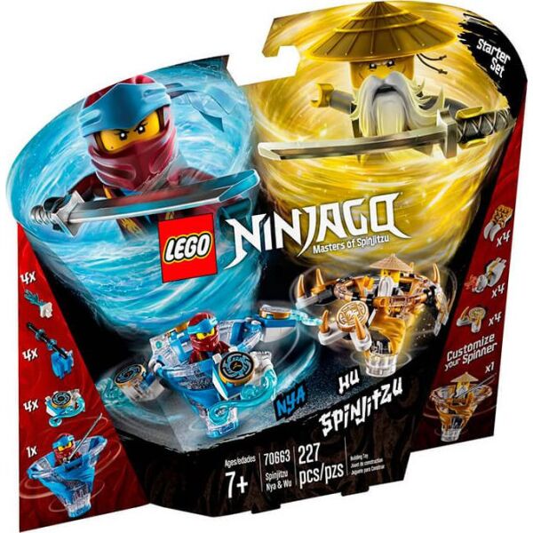 

Конструктор LEGO NINJAGO Спин-джитсу Ния и Ву (70663)