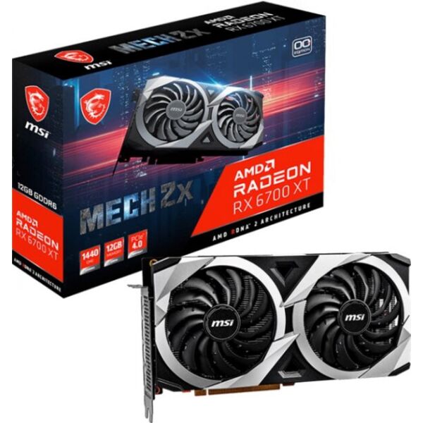 

Видеокарта Radeon RX 6700 XT 12Gb GDDR6 MSI MECH 2X