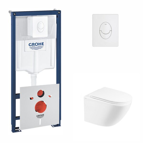 

Комплект инсталляция 4 в 1 Grohe Rapid SL 38722001 и унитаз с сиденьем Qtap Robin QT1333046ENRW (SD00042938)