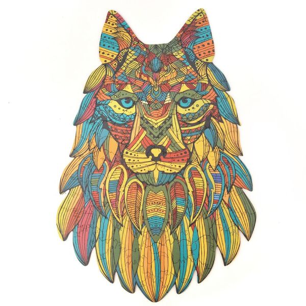 

Дерев'яні пазли «Goldy Wolf»