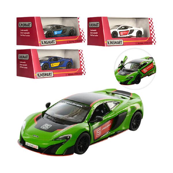 

Kinsmart - Машинка KT 5392 FWMcLaren 675LT (аэрография) GT 1:38 12 см