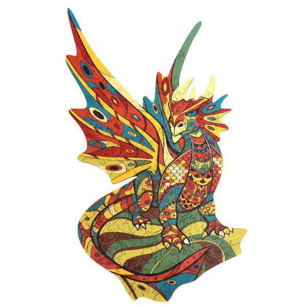 

Дерев'яні пазли «Goldy Dragon»