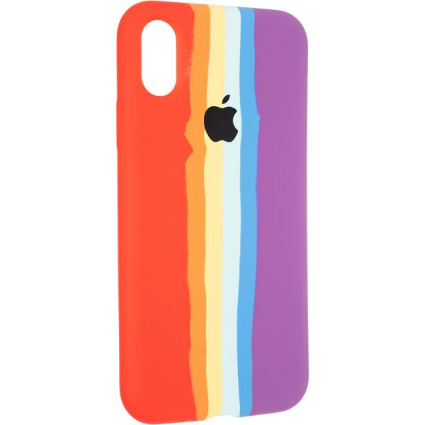

Чехол Fiji Colorfull для Apple iPhone XS бампер накладка Rainbow