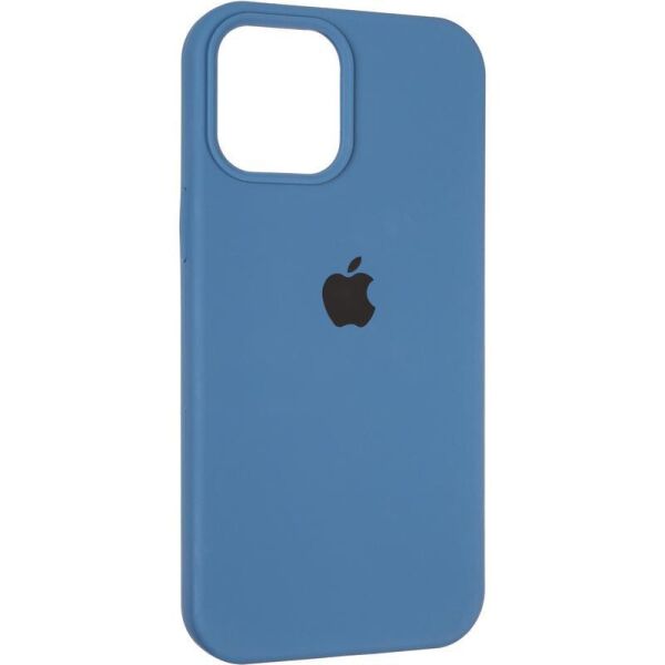 

Чехол Fiji Silicone Case для Apple iPhone 12 Pro Max бампер накладка Full Soft Alaskan Blue