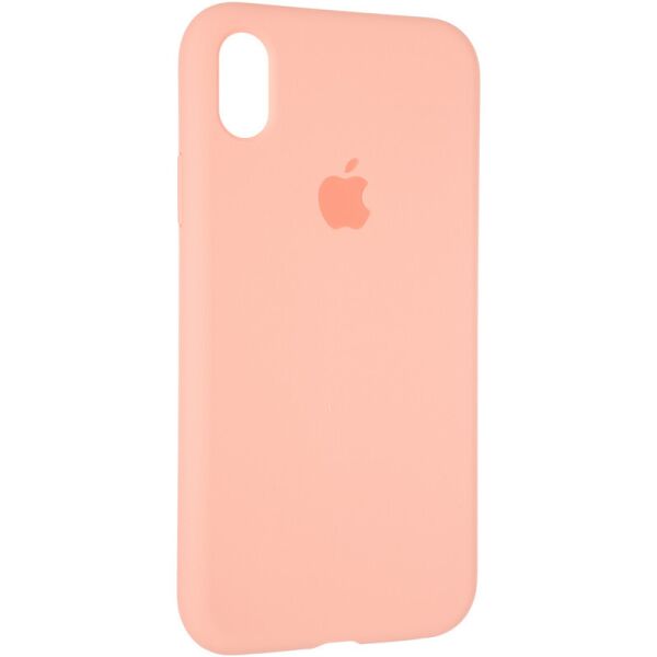 

Чехол Fiji Silicone Case для Apple iPhone XR бампер накладка Full Soft Begonia