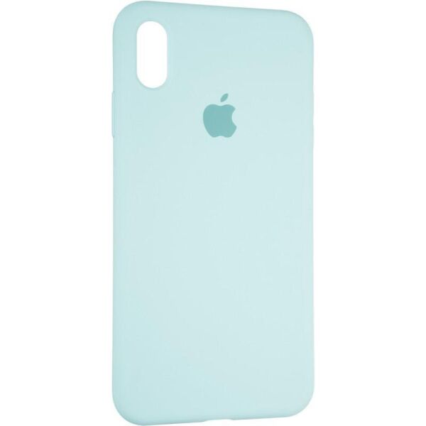 

Чехол Fiji Silicone Case для Apple iPhone XS Max бампер накладка Full Soft Ice Sea Blue