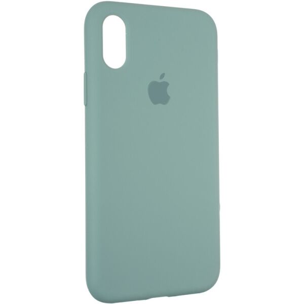 

Чехол Fiji Silicone Case для Apple iPhone XS Max бампер накладка Full Soft Pine Green