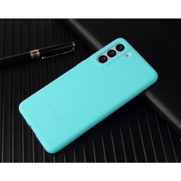 

Чехол Fiji Soft для Samsung Galaxy S21 (G991) силикон бампер голубой
