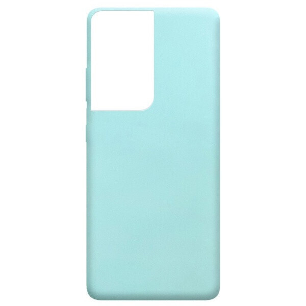 

Чехол Fiji Soft для Samsung Galaxy S21 Ultra (G998) силикон бампер голубой