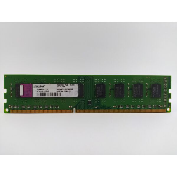 

Оперативная память Kingston DDR3 2Gb 1066MHz PC3-8500U (KY996D-ELD) refurbished