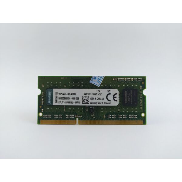 

Оперативная память для ноутбука SODIMM Kingston DDR3 2Gb 1600MHz PC3-12800S (KVR16S11S6A/2-SP) refurbished