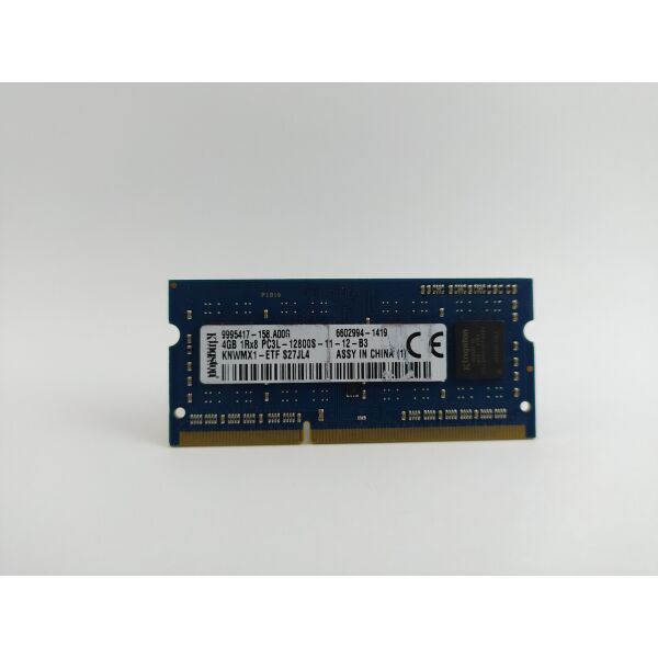 

Оперативная память для ноутбука SODIMM Kingston DDR3L 4Gb 1600MHz PC3L-12800S (KNWMX1-ETF) refurbished