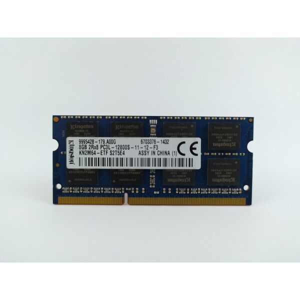 

Оперативная память для ноутбука SODIMM Kingston DDR3L 8Gb 1600MHz PC3-12800S (9995428-179.A00G) refurbished