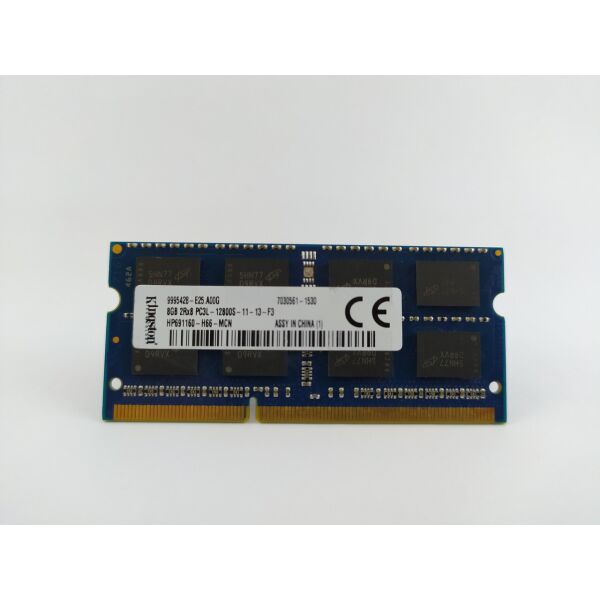 

Оперативная память для ноутбука SODIMM Kingston DDR3L 8Gb 1600MHz PC3-12800S (9995428-E25.A00G) refurbished