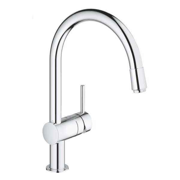 

Смеситель для кухни с выдвижным изливом Grohe Minta 32918000