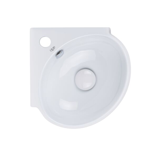 

Раковина Qtap Leo с донным клапаном QT11115010W