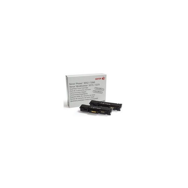 

Тонер картридж Xerox PH3052/3260/WC3215/3225 Black (2*3000 стр) Двойная упаковка