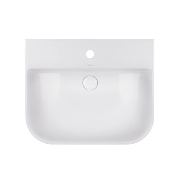 

Раковина Qtap Stork 565х475х180 White с донным клапаном QT1511L736W