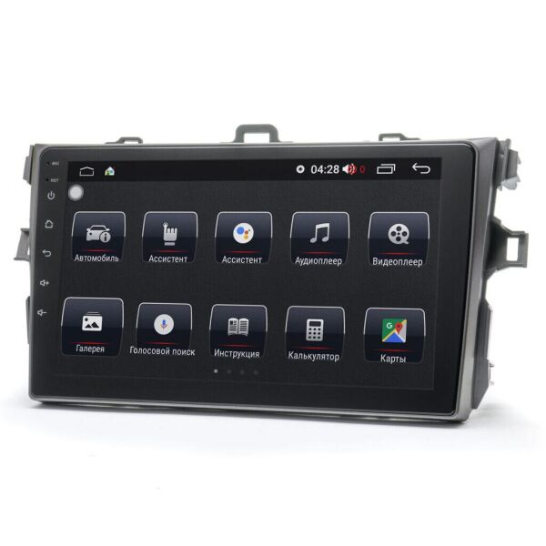 

Штатная автомагнитола Prime-X 22-505/9B, 2+32, 4G для TOYOTA Corolla 2007-2013 (чёрный)