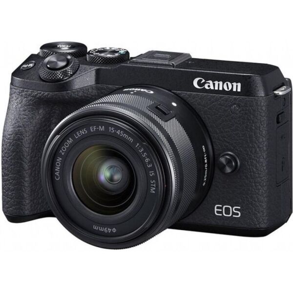 

Фотоаппарат Canon EOS M6 MKII Kit 15-45mm f/3.5-6.3 IS STM Black