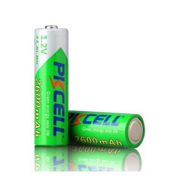 

Аккумулятор PKCELL 1.2V AA 2600mAh NiMH Already Charged, 2 штуки в блистере цена за блистер, Q12