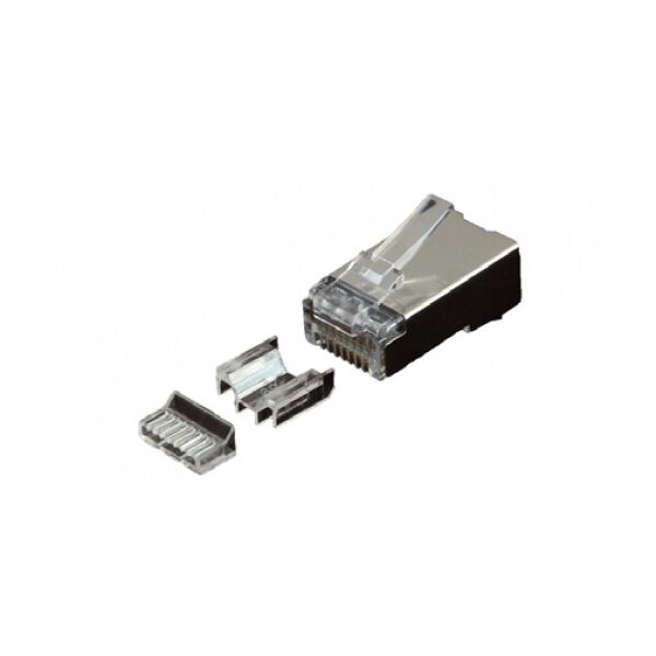

Коннектор OK-net RJ-45 Кат.6А FTP 50U с двумя вставками (OK-J202)