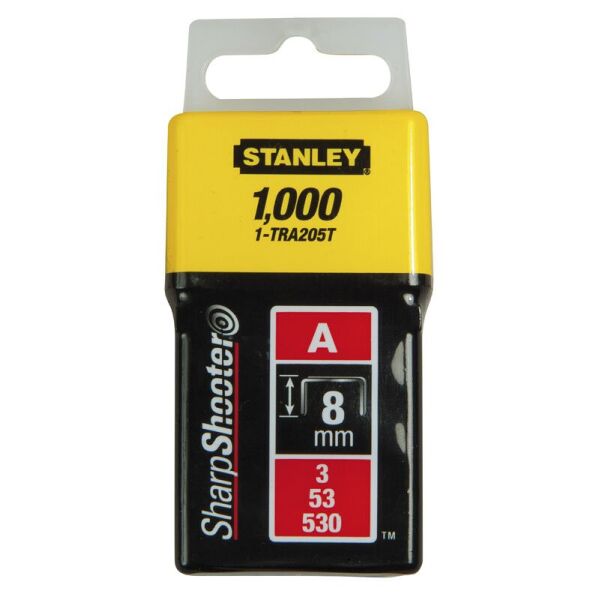 

Скобы Stanley 8мм (1000шт.) (блистер)