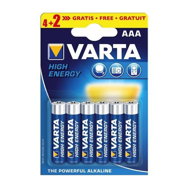 

VARTA LONGLIFE Power AAA[BLI 6 (4+2) ALKALINE]