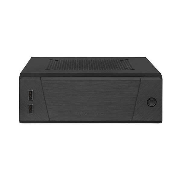 

Корпус SilverStone MILO ML10B,MiniITX,USB3.0*2,3*50мм,безБП,черный