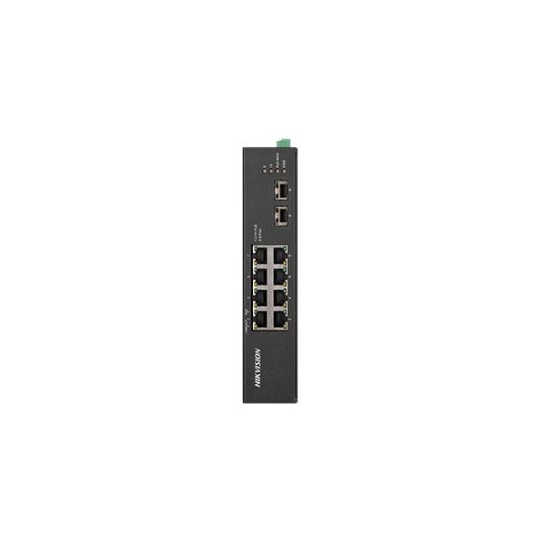 

8-портовый неуправляемый POE коммутатор Hikvision DS-3T0510HP-E/HS