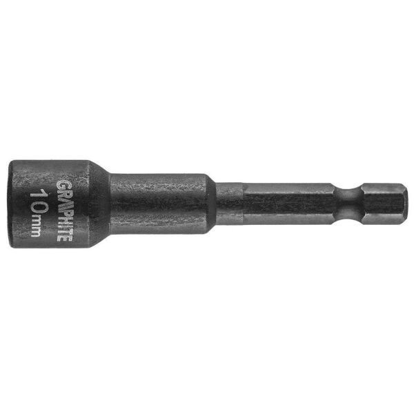 

Головка торцевая Graphite 56H552 ударная с магнитом, 10 мм, сталь S2